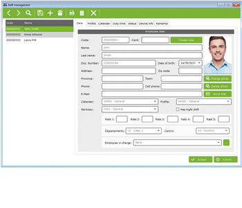 Control de Acceso y Presencia